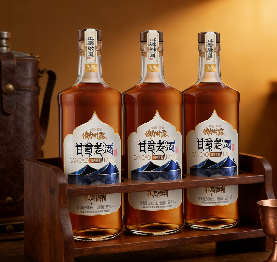 Licorice aged liquor - velvet gift box unboxing
