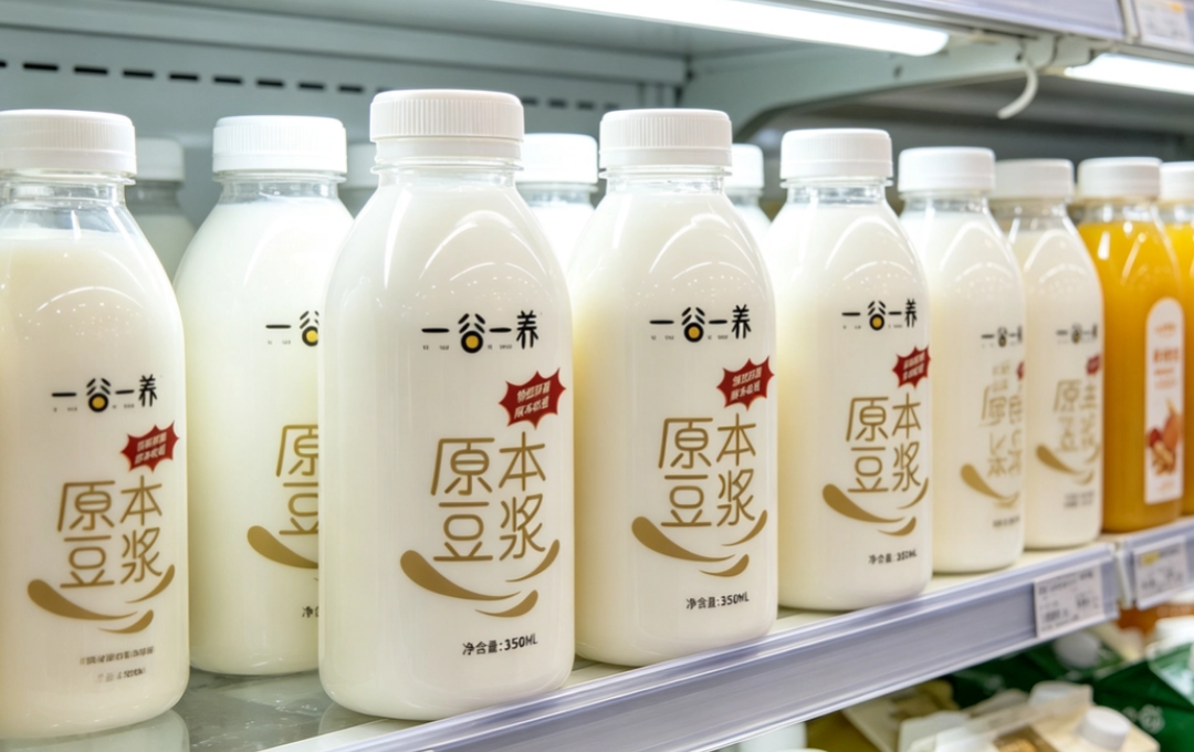一谷一养原本豆浆货架陈列