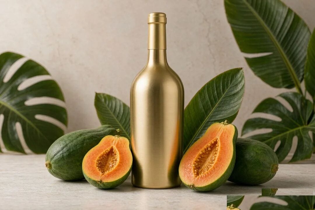 木瓜酒包装 · AI效果示意